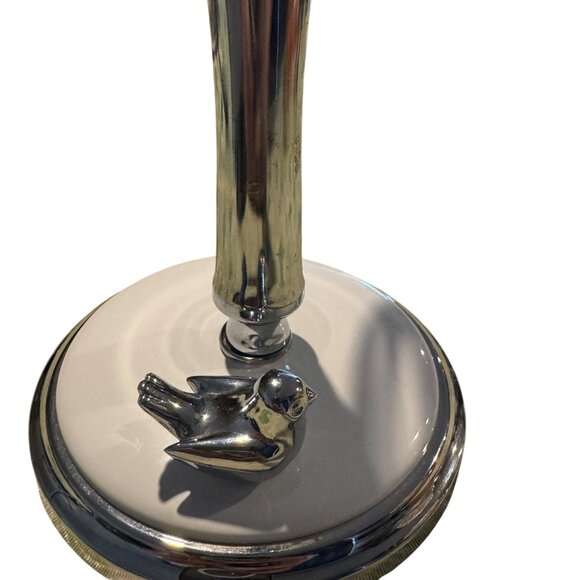 Dual Sided Tabletop 7"‎ Make Up Mirror 3X Magnified Bird Figurine Base - Picture 4 of 4